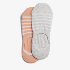2 Pack Striped Liner Light Grey|Clarks
