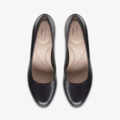Ambyr Joy Black Leather|Clarks Discount