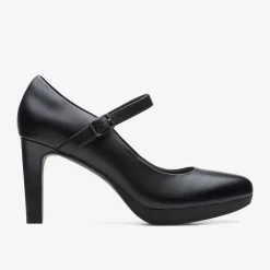 Ambyr Shine Black Leather|Clarks
