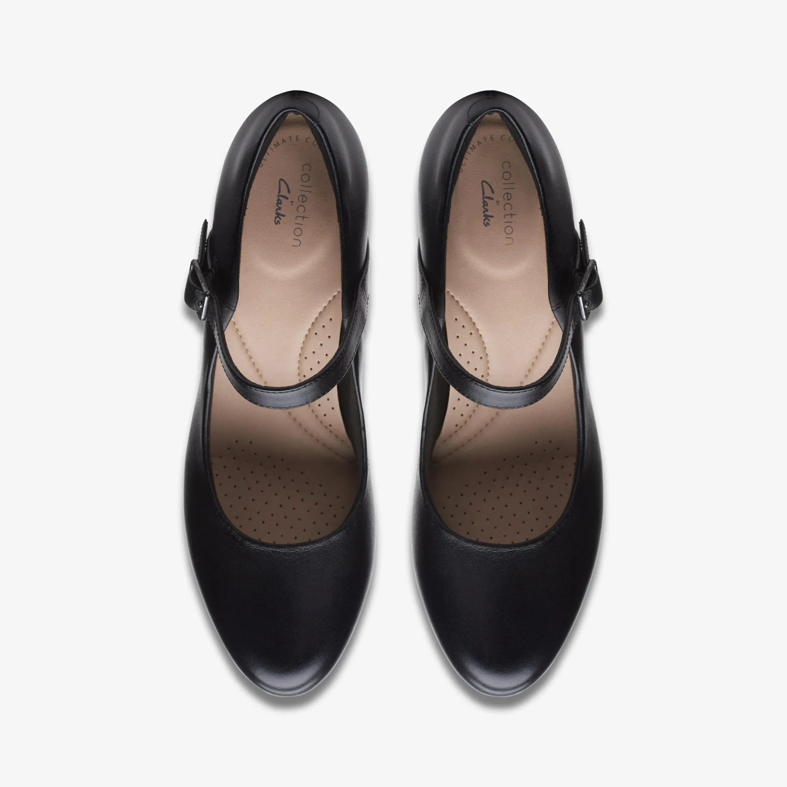 Ambyr Shine Black Leather|Clarks