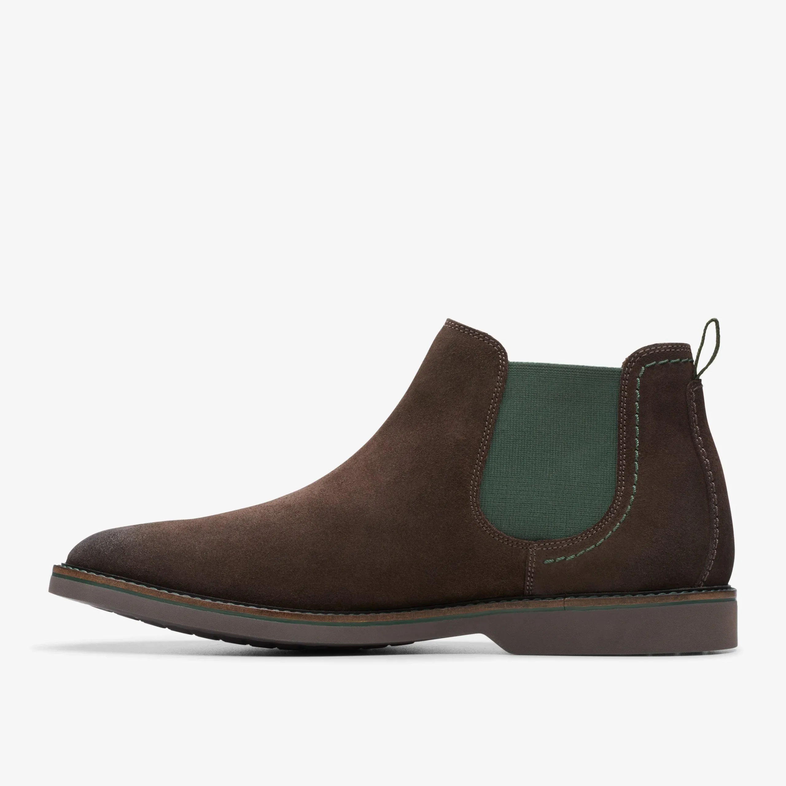 Atticus LT Top Dark Brown Suede|Clarks Clearance
