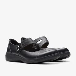 Carleigh Jane Black Leather|Clarks Discount