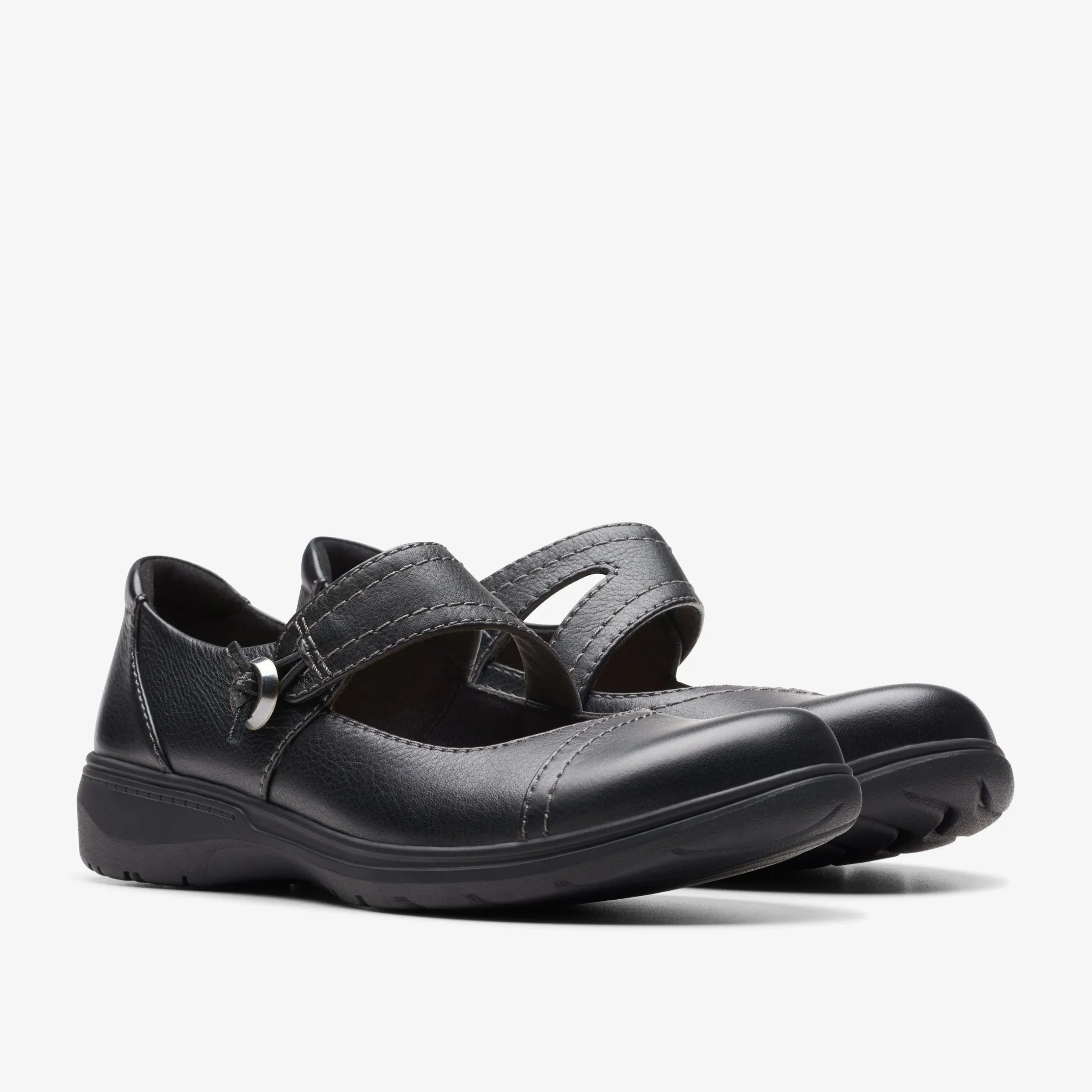 Carleigh Jane Black Leather|Clarks Discount