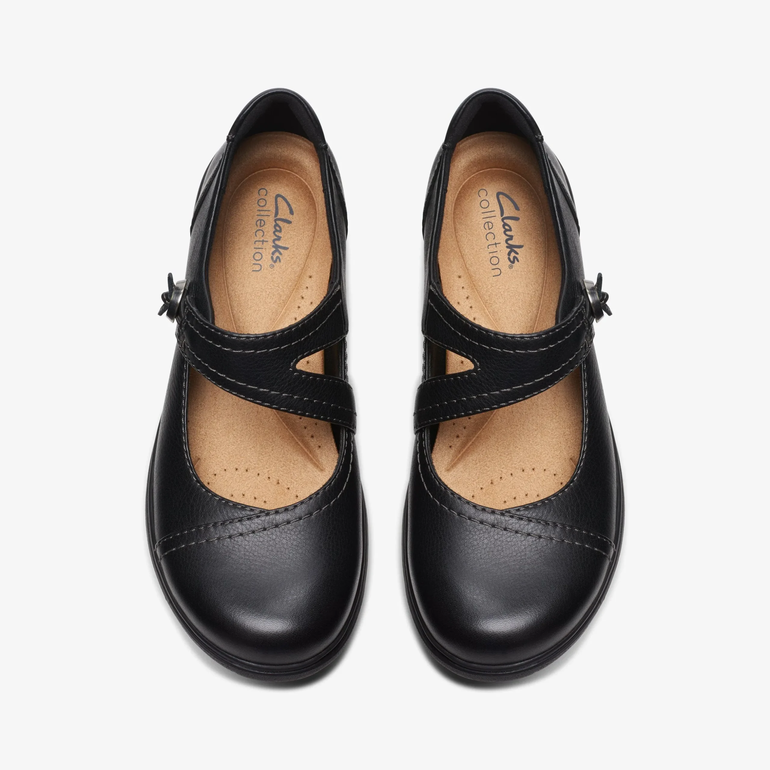 Carleigh Jane Black Leather|Clarks Discount