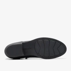 Charlten Grace Black Oily Leather|Clarks Online