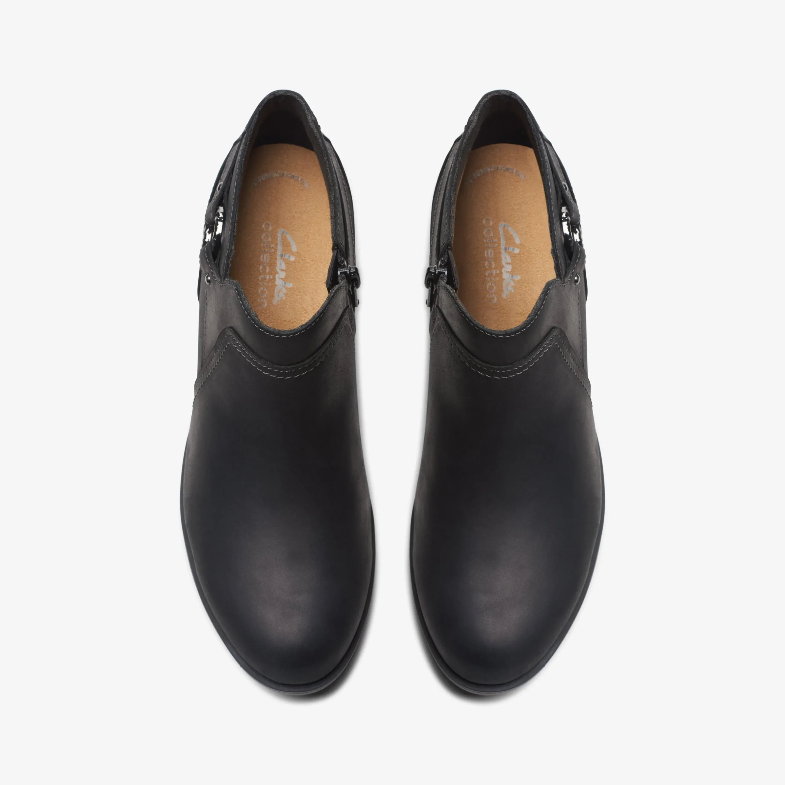 Charlten Grace Black Oily Leather|Clarks Online