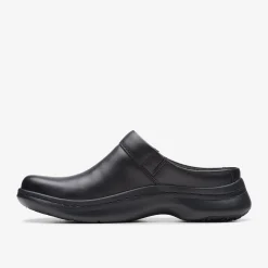 Pro Clog Black Leather|Clarks Online