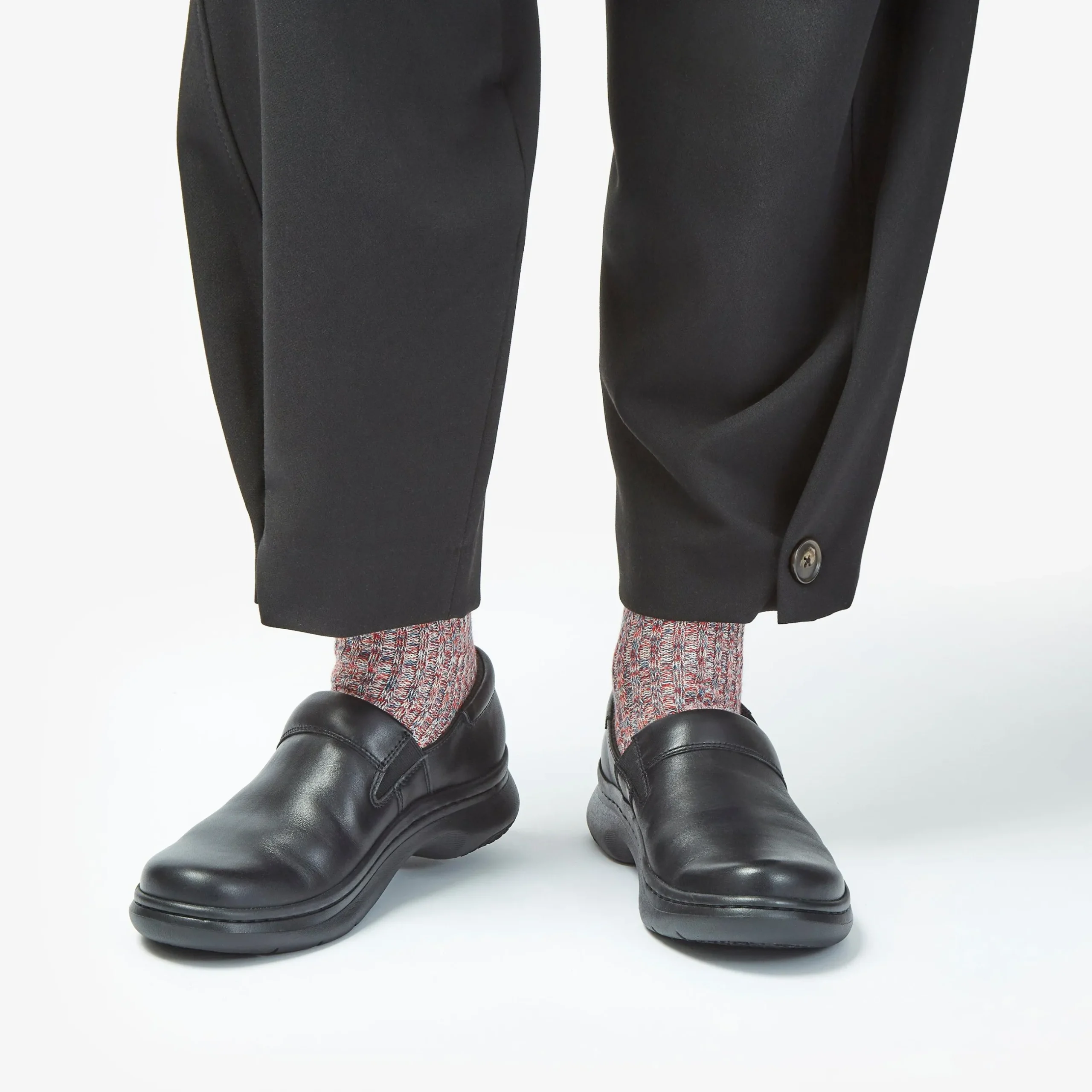 Pro Gem Black Leather|Clarks Sale
