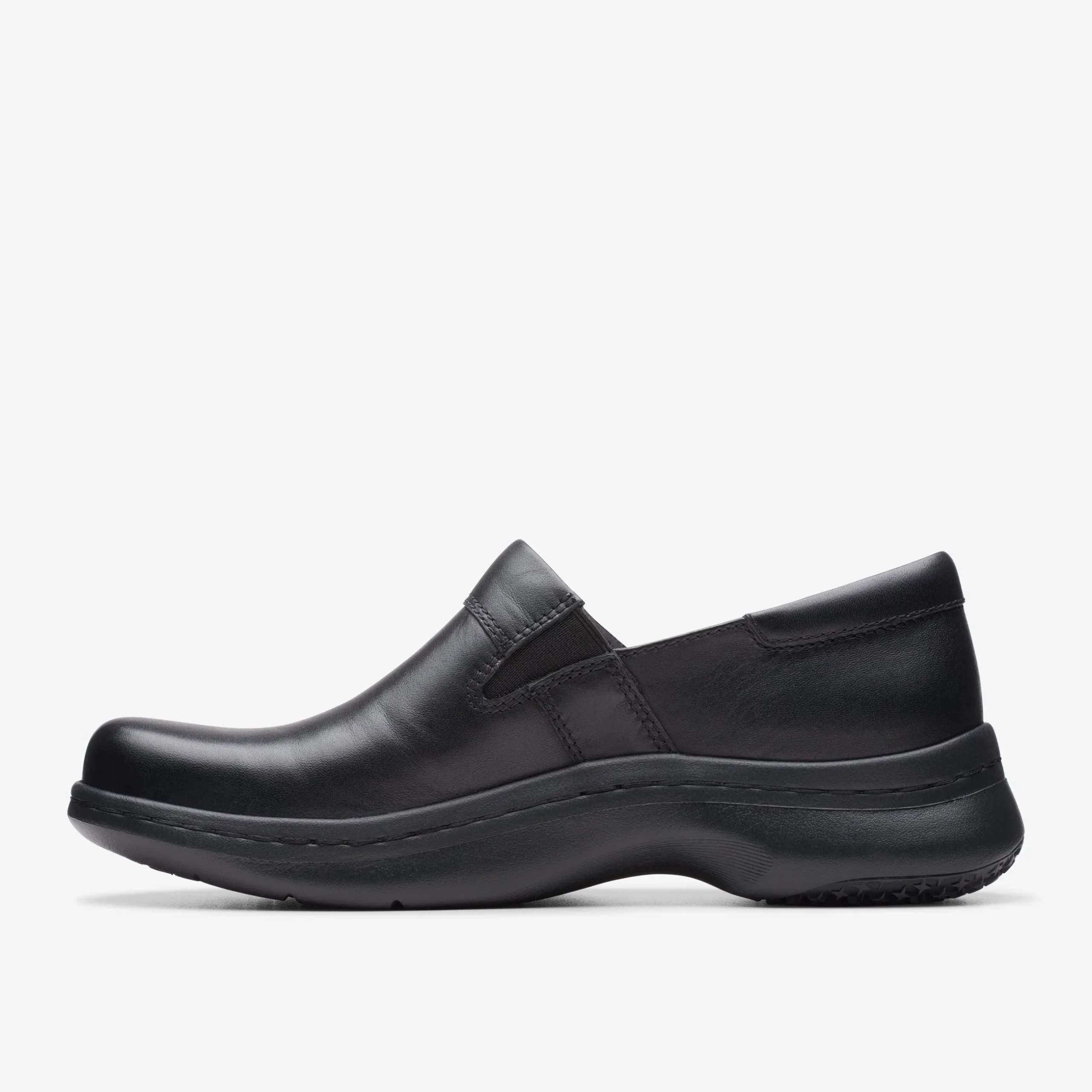 Pro Gem Black Leather|Clarks Sale
