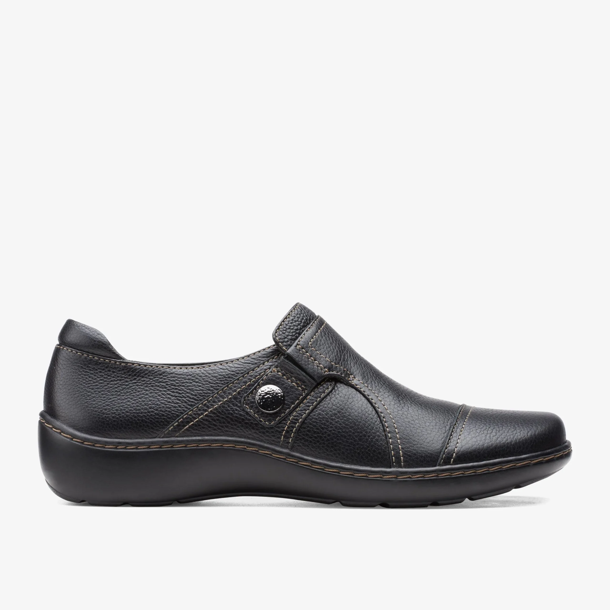 Cora Poppy Black Tumbled|Clarks Clearance