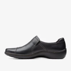 Cora Poppy Black Tumbled|Clarks Clearance