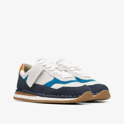 Craft Run Tor Kid Navy Combination|Clarks Outlet