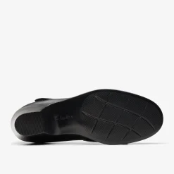 Emily 2 Mabel Black Leather|Clarks Discount
