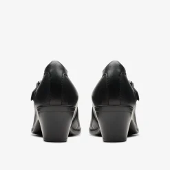Emily 2 Mabel Black Leather|Clarks Discount