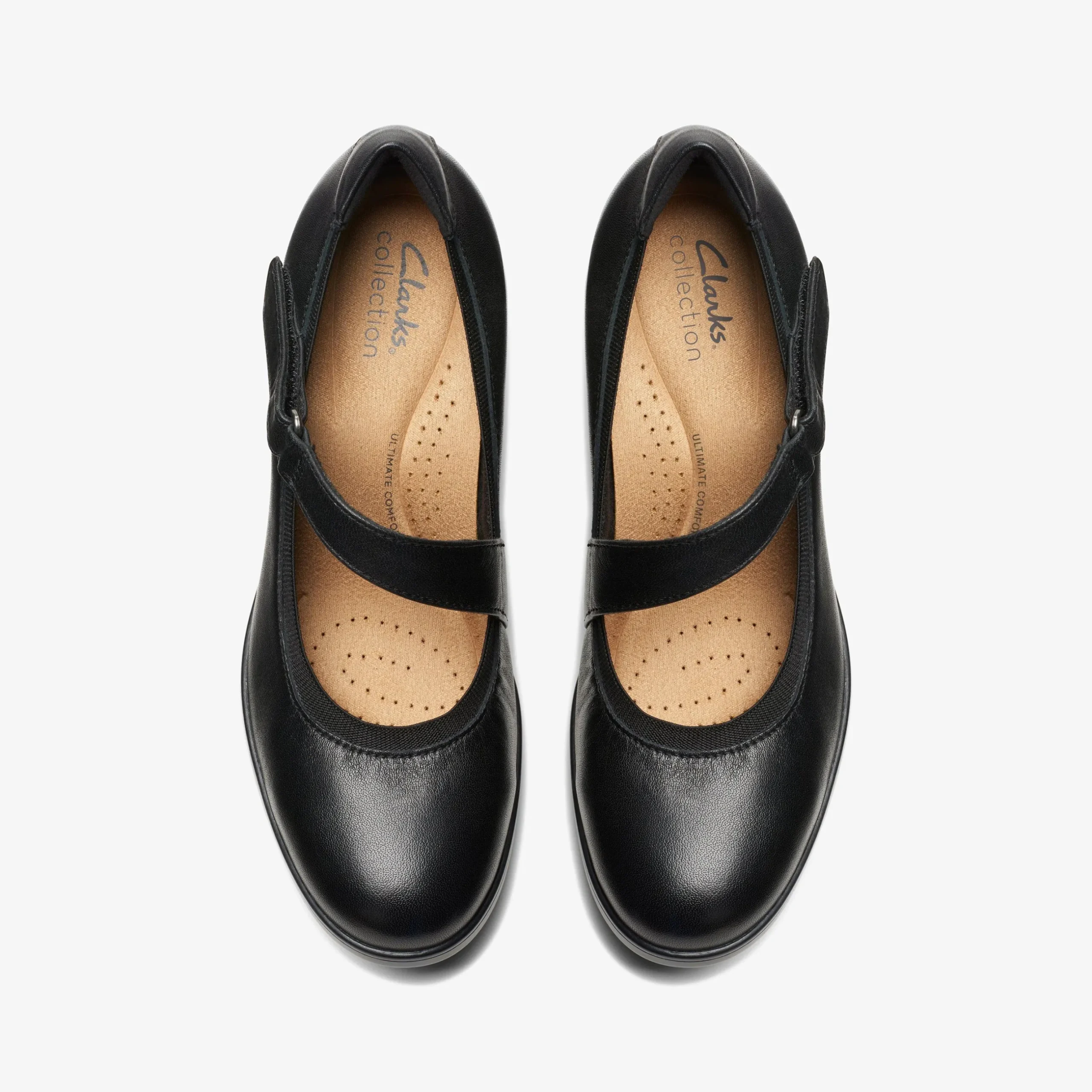 Emily 2 Mabel Black Leather|Clarks Discount