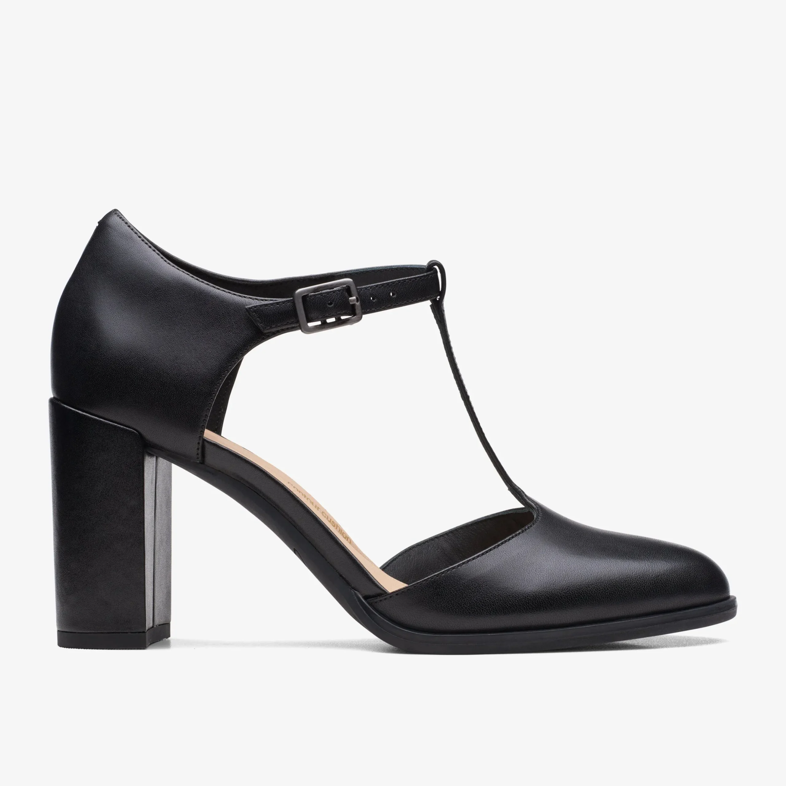 Freva 85 Bar Black Leather|Clarks New