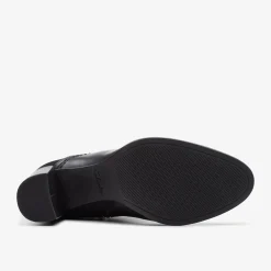 Freva 85 Buckle Black Leather|Clarks New