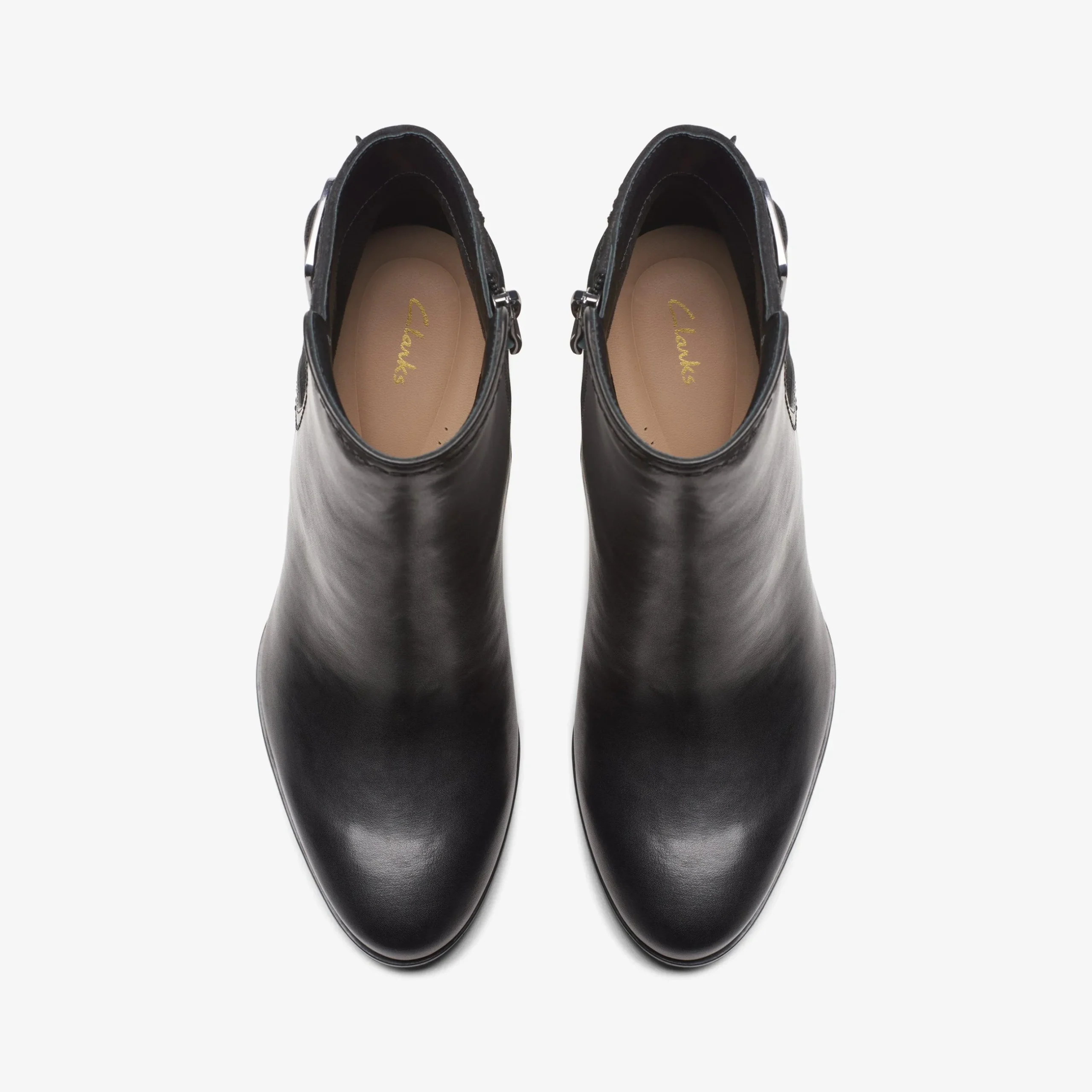 Freva 85 Buckle Black Leather|Clarks New
