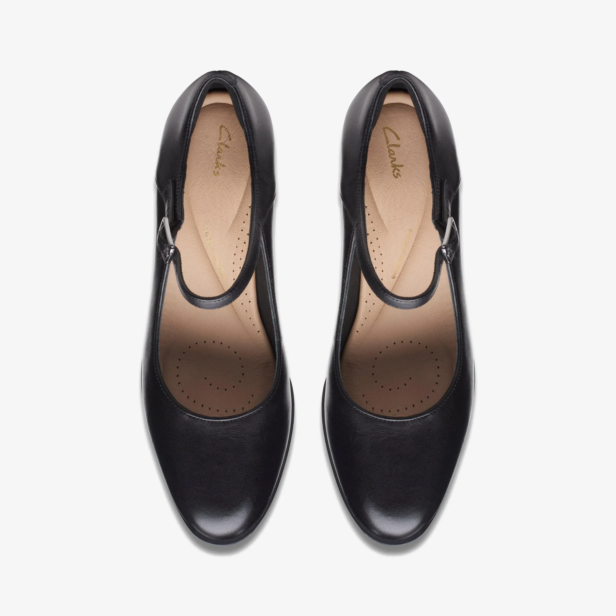 Freva 55 Strap Black Leather|Clarks Online
