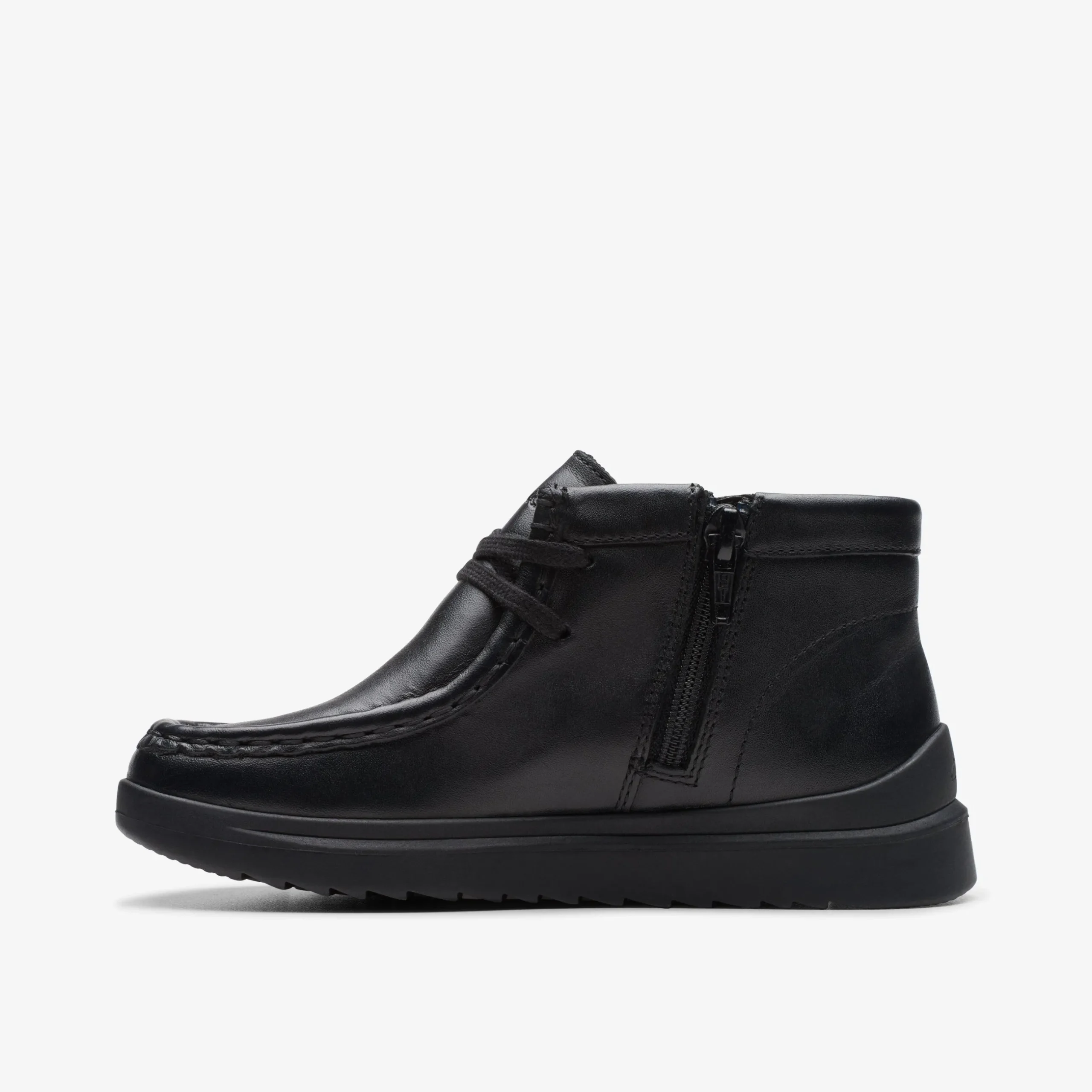 Goal Wally Kid Black Leather|Clarks Online