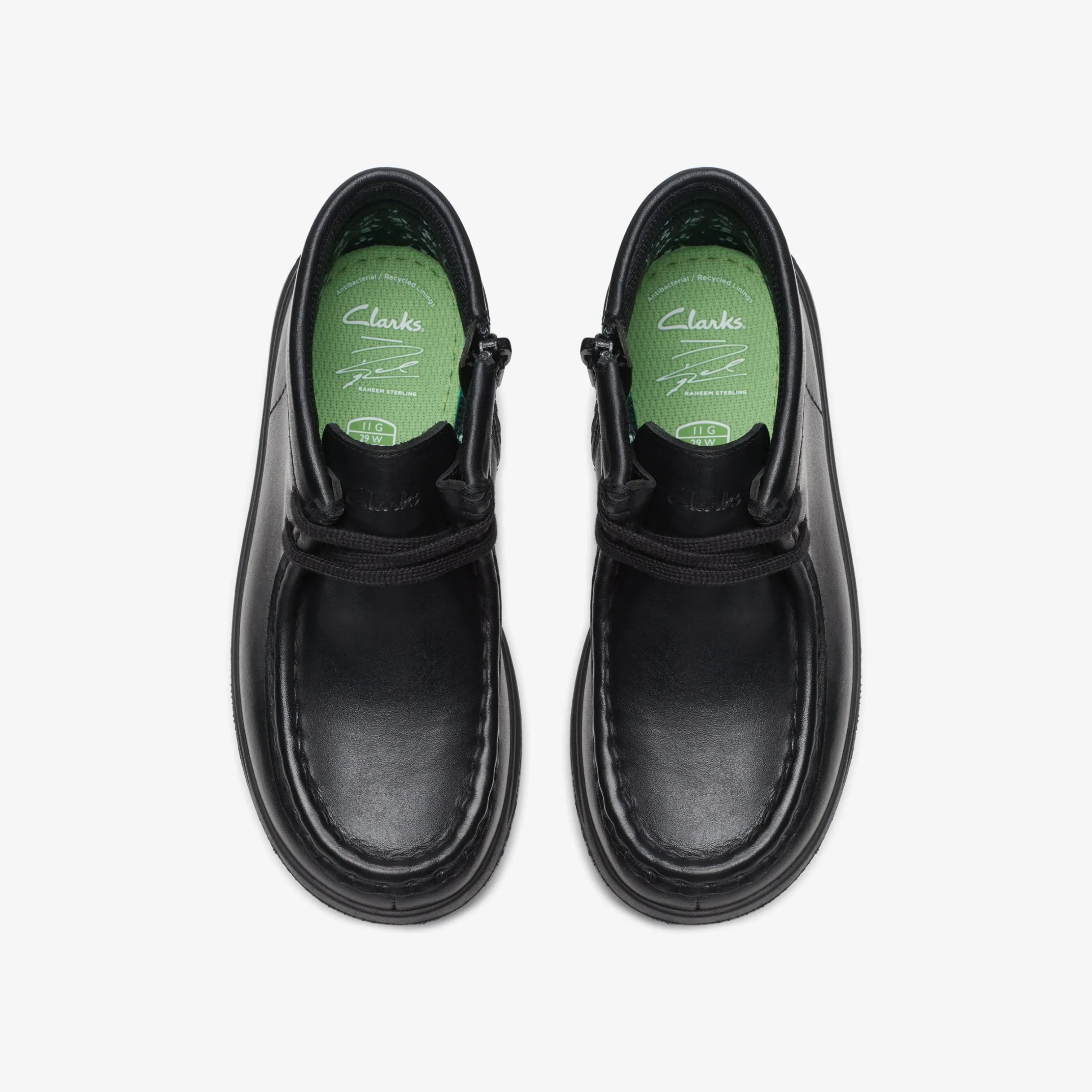 Goal Wally Kid Black Leather|Clarks Online
