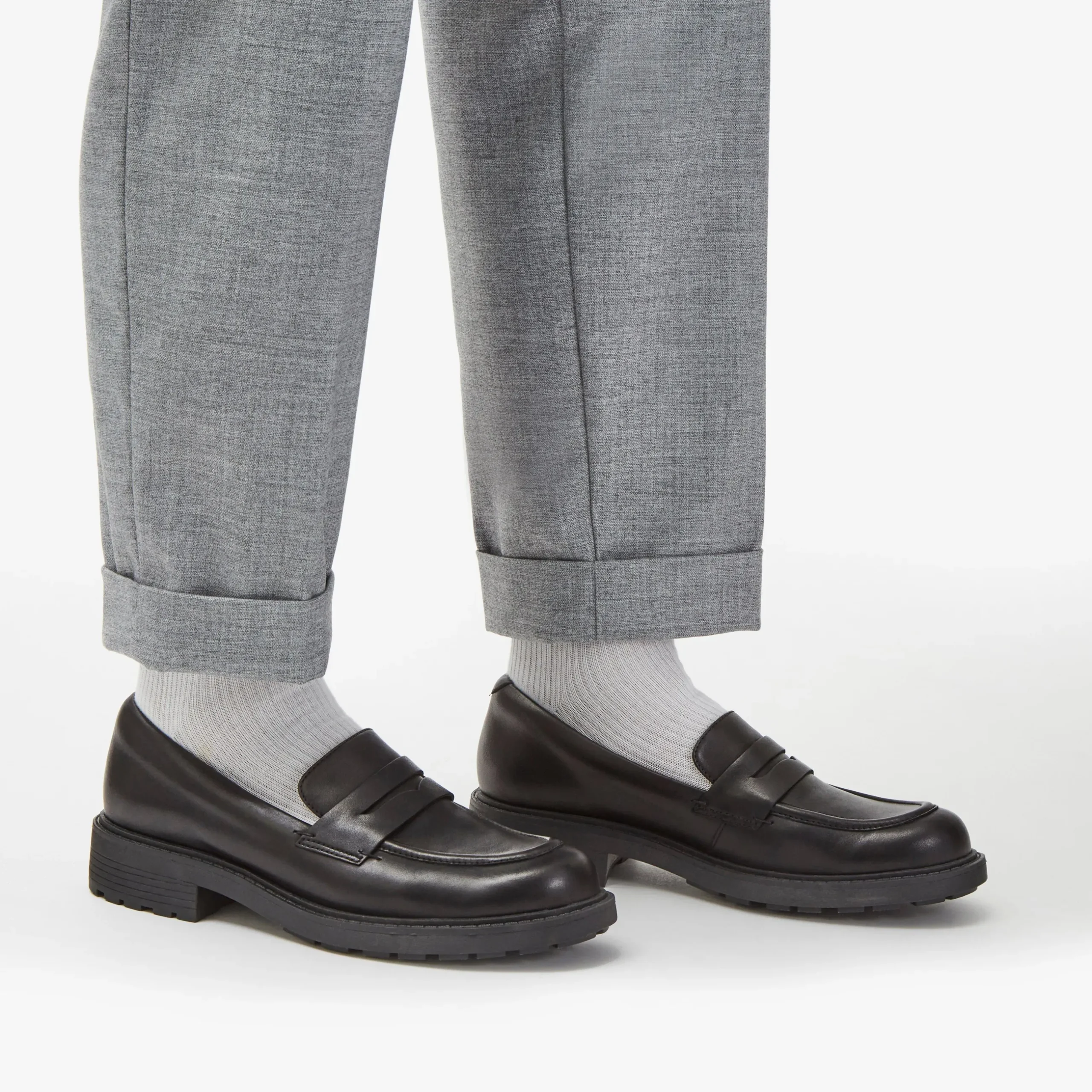 Orinoco 2 Penny Black Leather|Clarks Discount