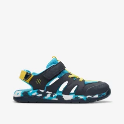 Steggy Roar Kid Navy Combination|Clarks Discount