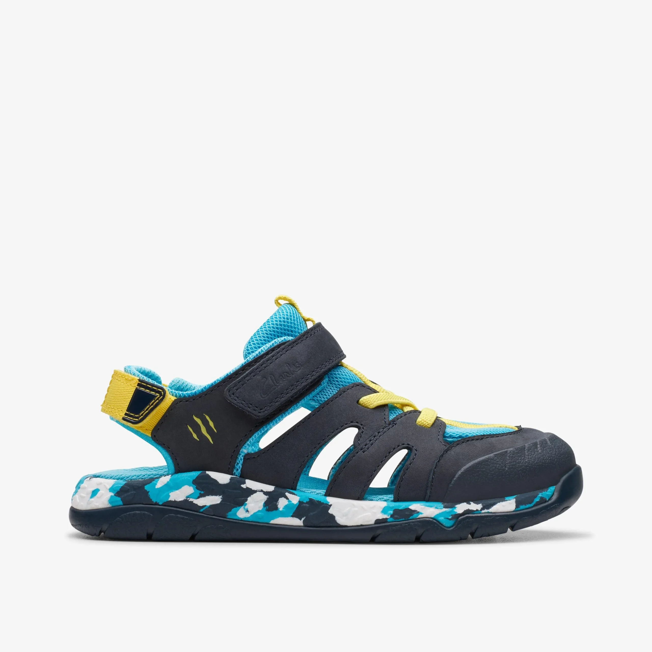 Steggy Roar Kid Navy Combination|Clarks Discount