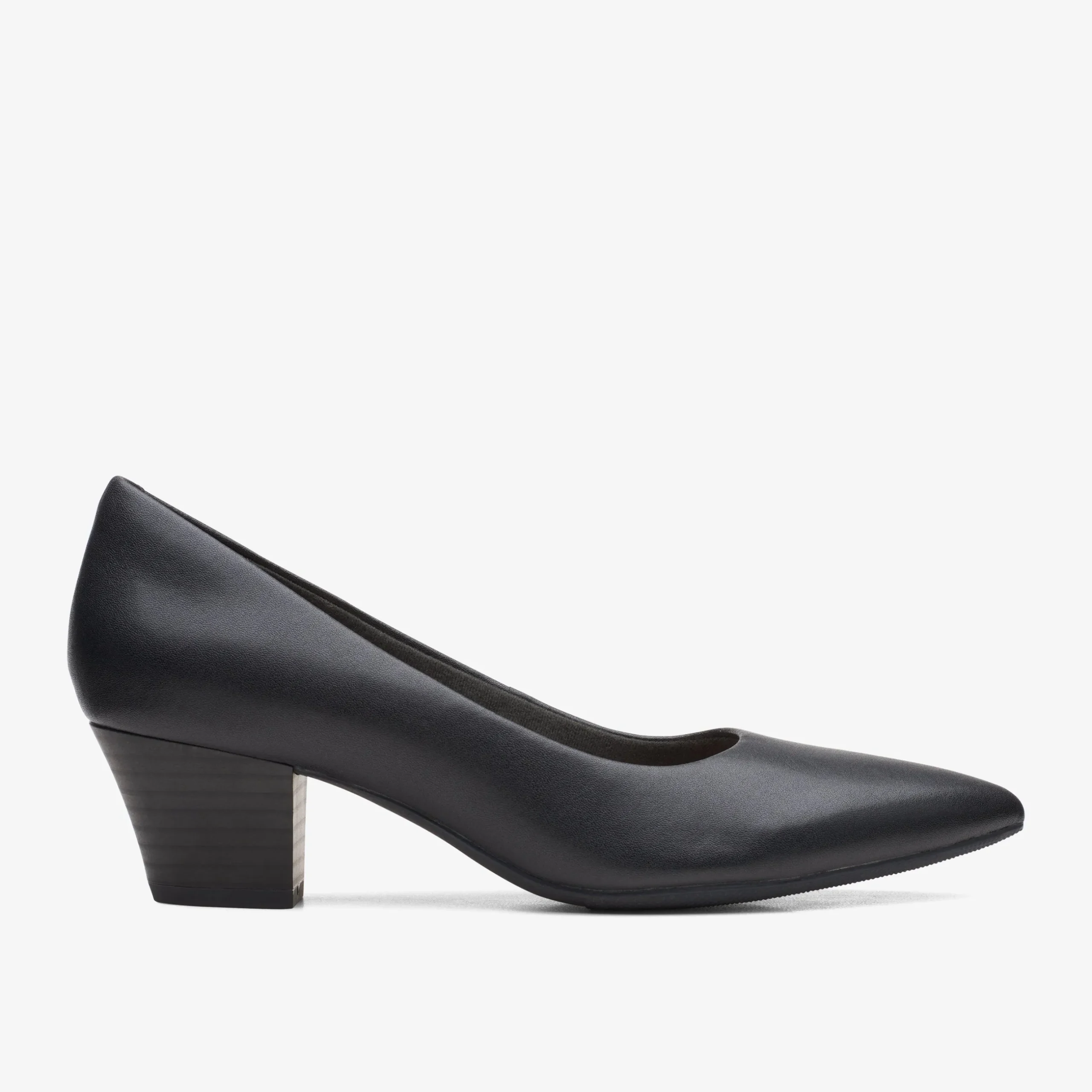 Teresa Step Black Leather|Clarks Clearance