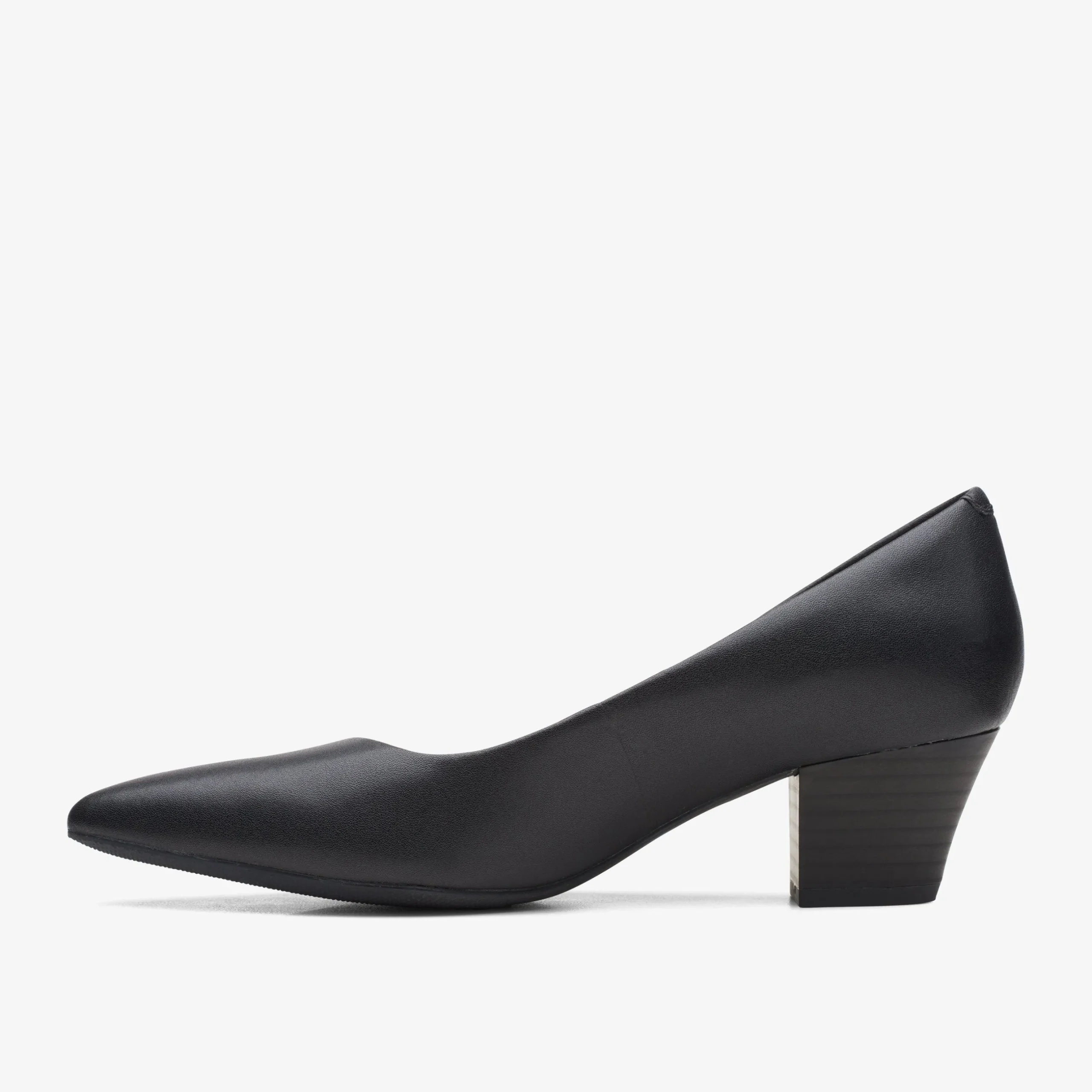 Teresa Step Black Leather|Clarks Clearance