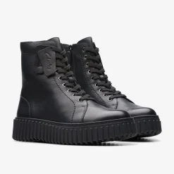 Torhill Rise Black Leather|Clarks Hot