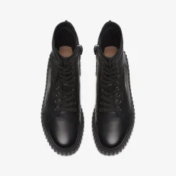 Torhill Rise Black Leather|Clarks Hot