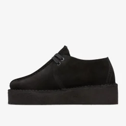 Trek Wedge Black Suede|Clarks Sale