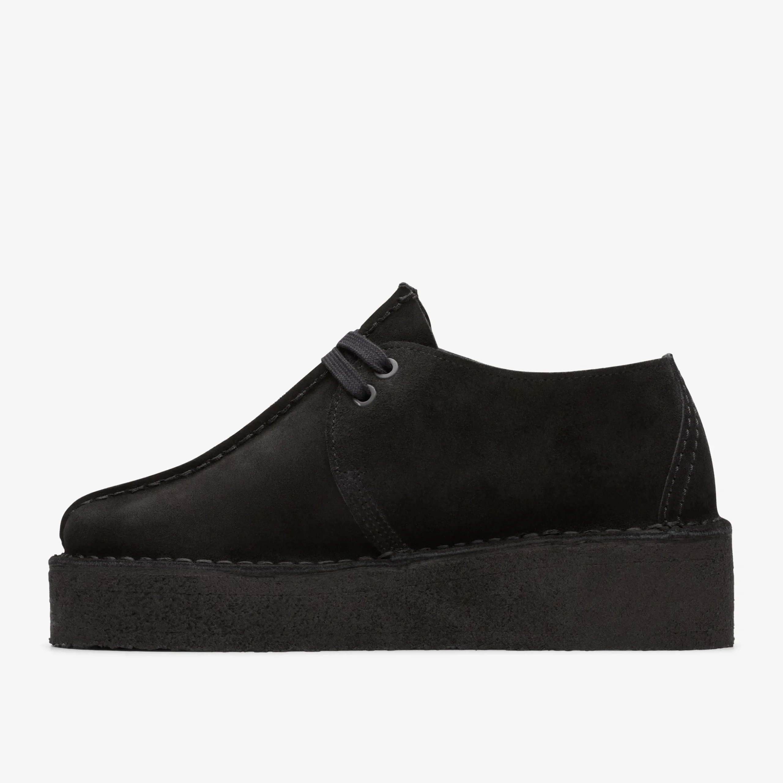 Trek Wedge Black Suede|Clarks Sale