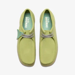 Wallabee Pale Lime Suede|Clarks Best