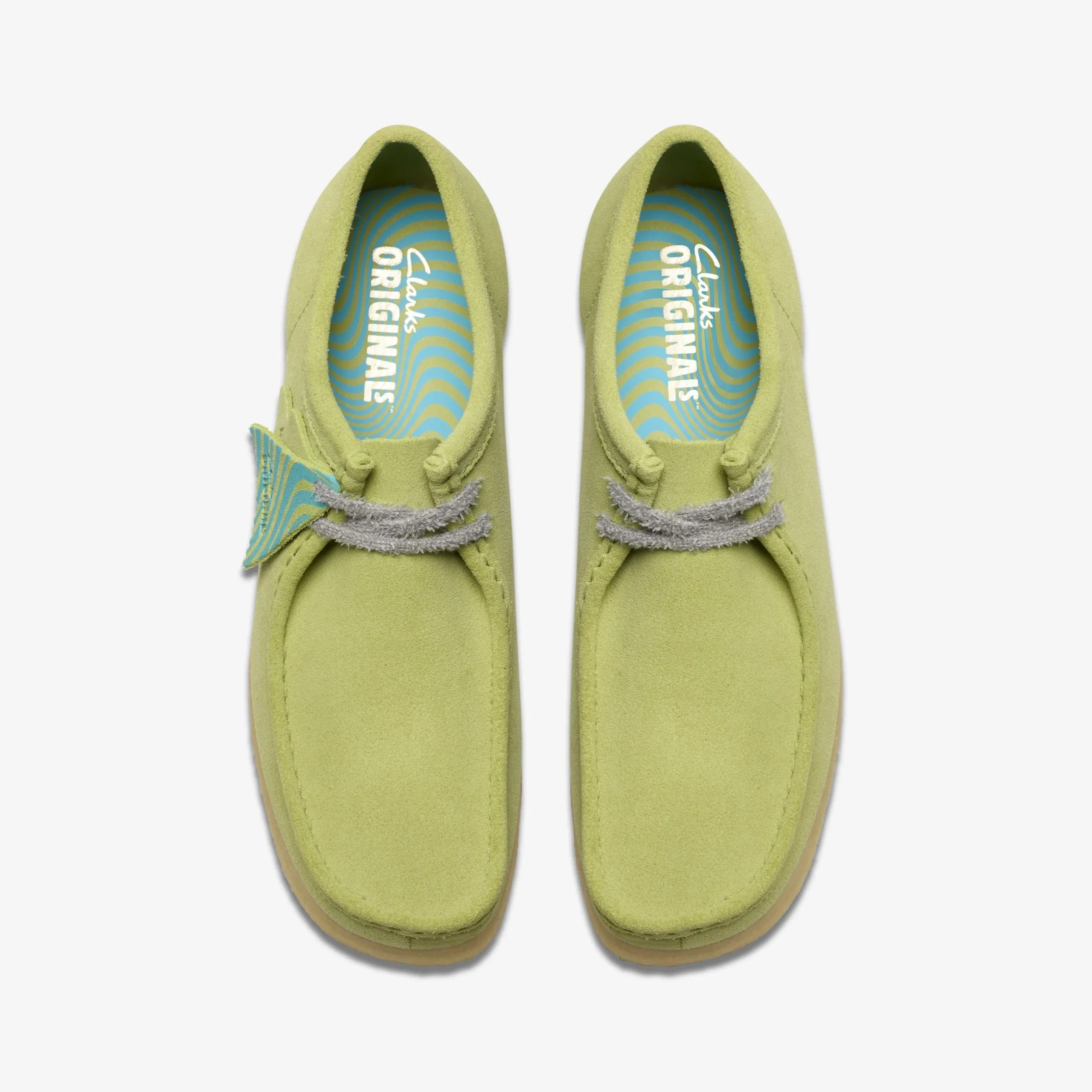 Wallabee Pale Lime Suede|Clarks Best