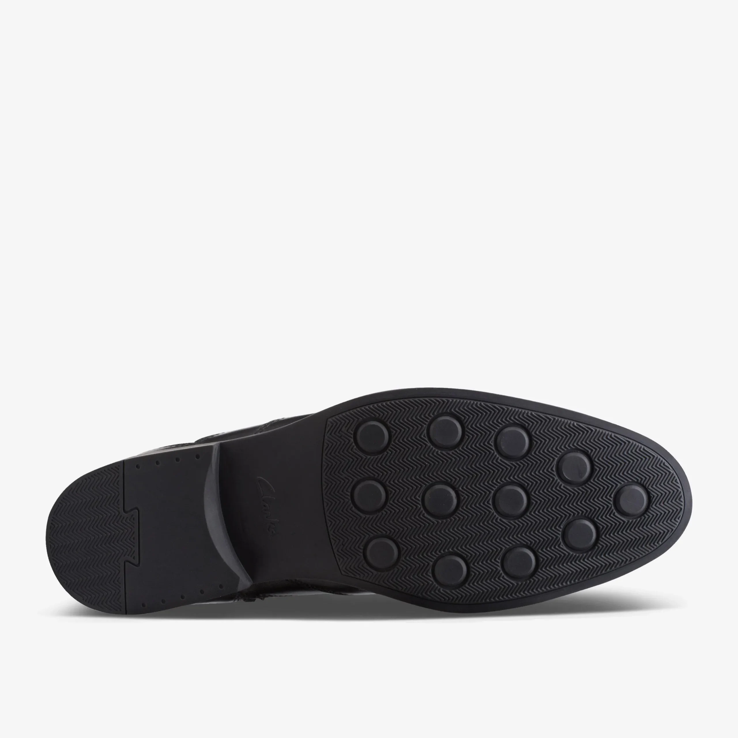 Whiddon Zip Black Leather|Clarks Online